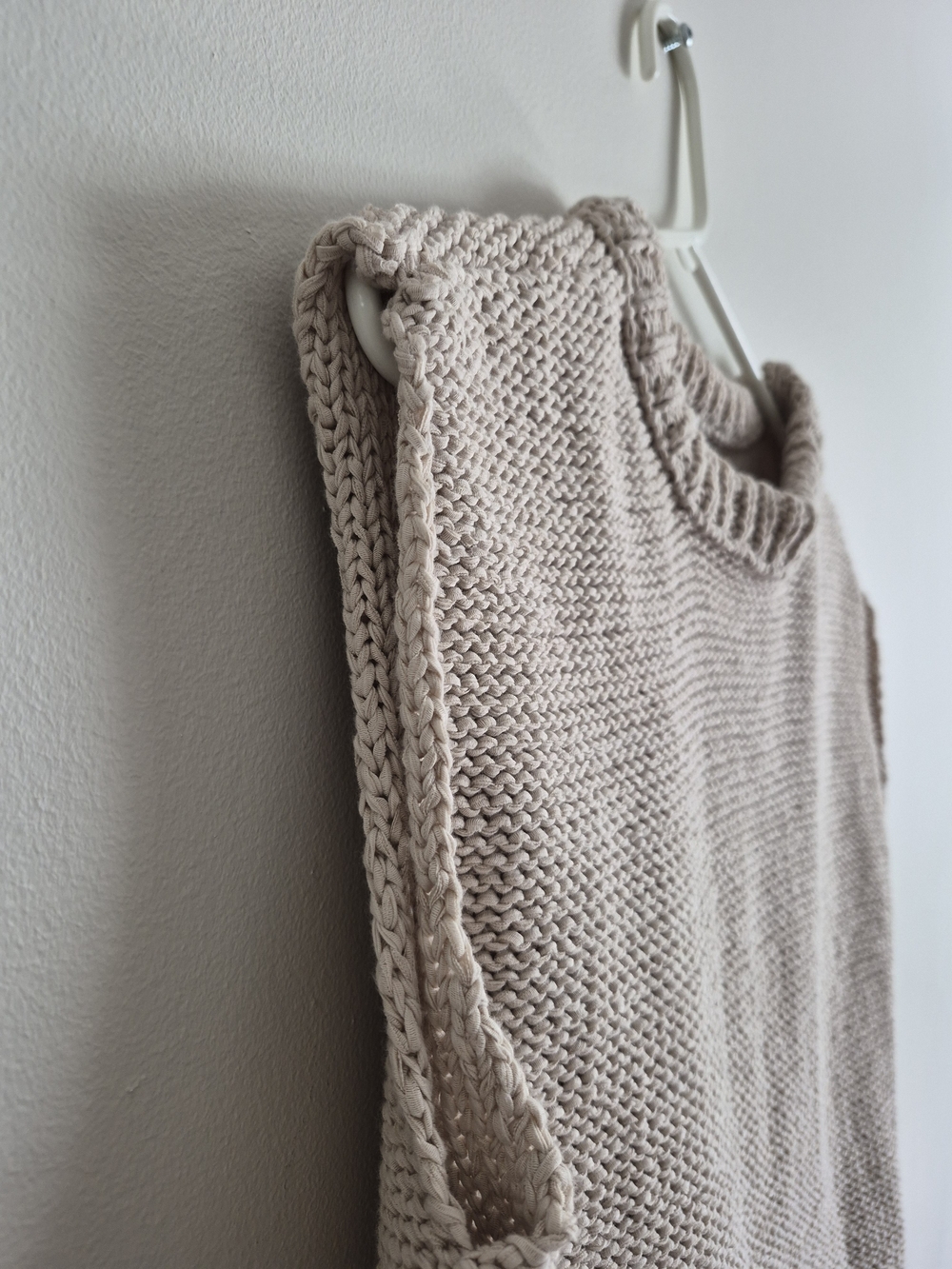 Velvet by Graham & Spencer Sleeveless Crewneck Sweater - Cream